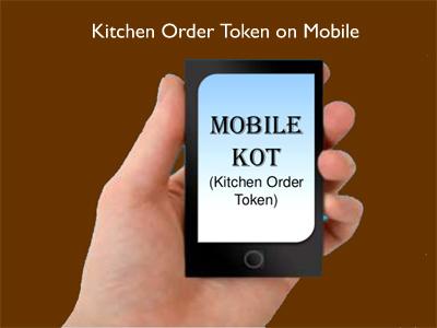 Kitchen Order Token on Mobile