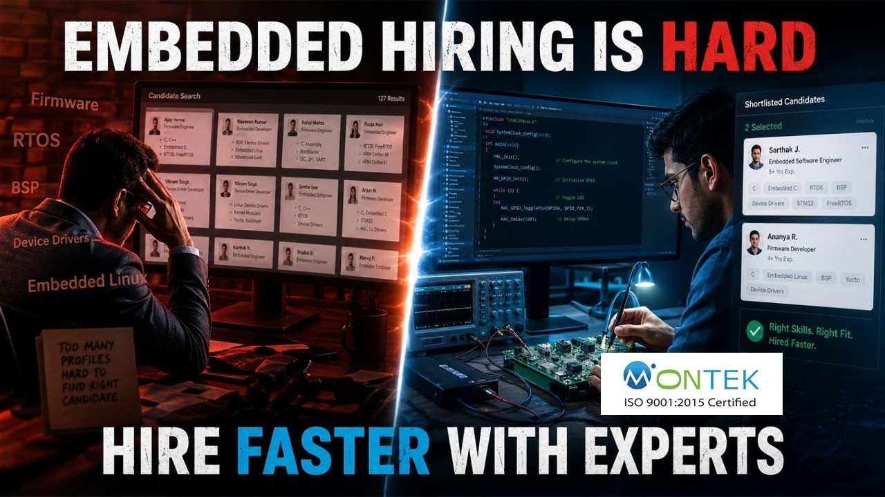 Embedded Hiring in India: How to Hire Firmware  BSP and  RTOS Engineers Faster